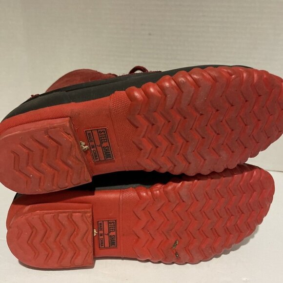 Boston Accent Winter Womens Weather Proof Boots Conway Lace Suede Lace Up 7M - Picture 10 of 12